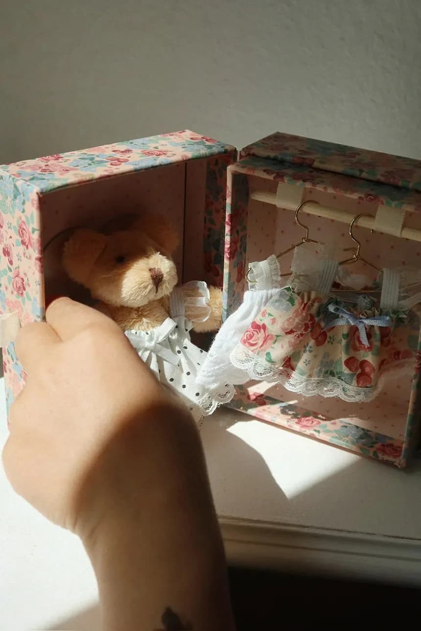 Мягкая игрушка TINY TEDDY DRESS UP - фото 6