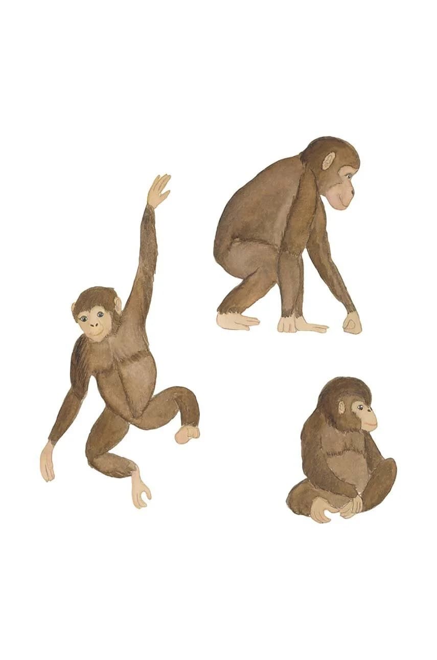 Наклейки на стену, 3 шт.