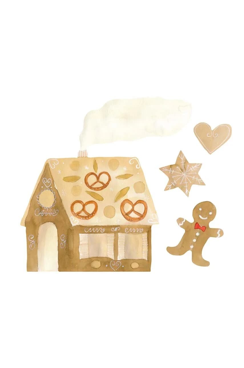 Наклейки на стену, 5 шт.