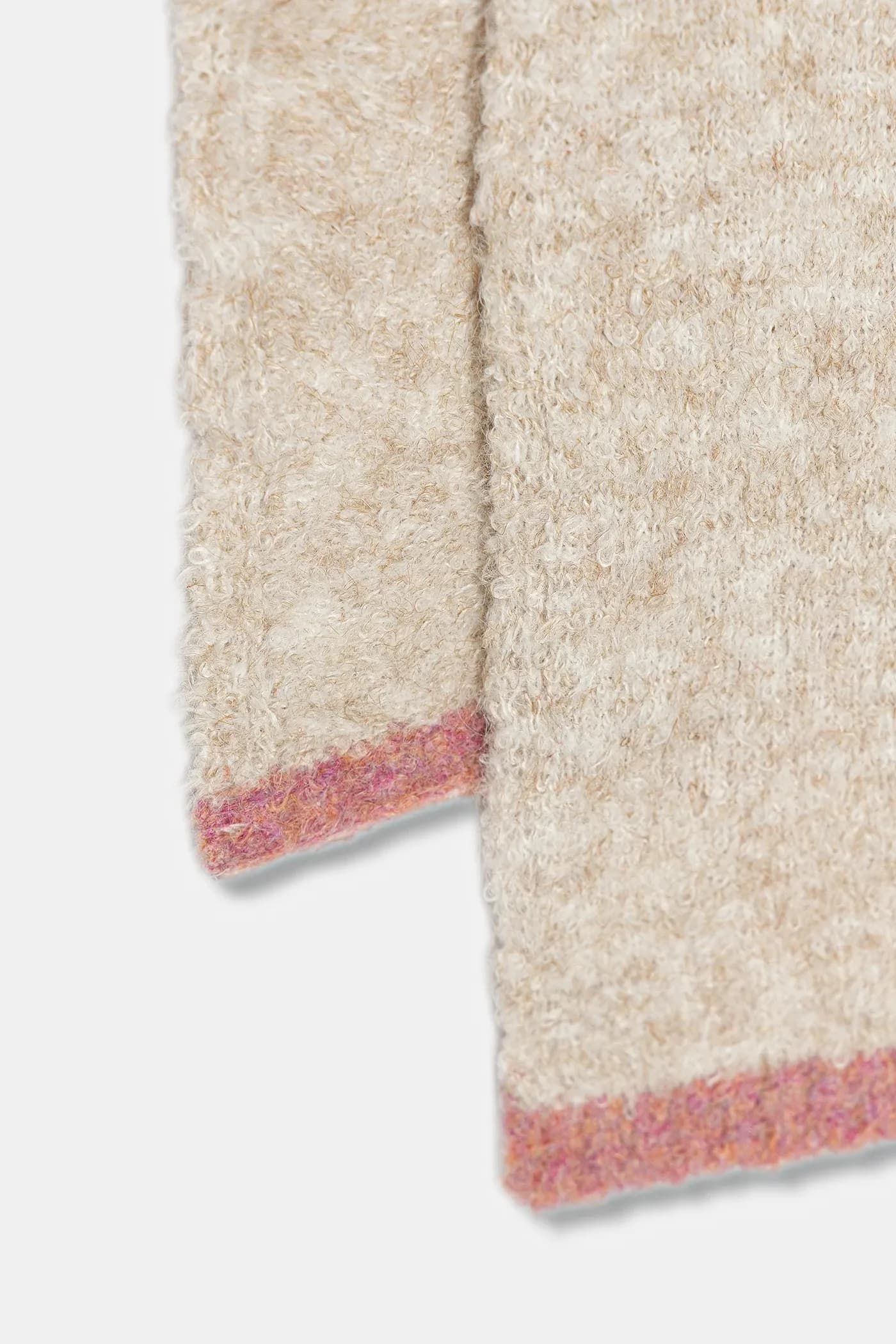 Детский шарф из смесовой шерсти - фото 2