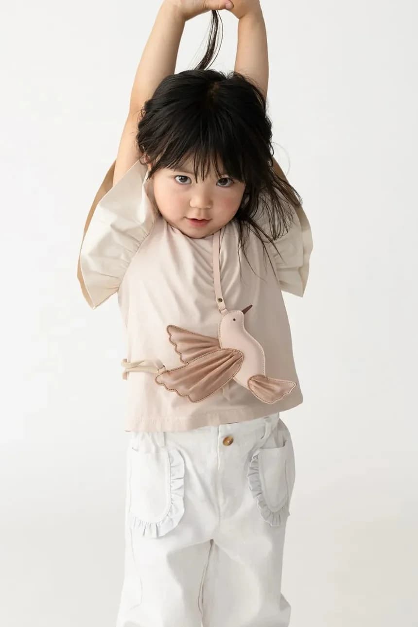 Toto Purse Hummingbird детская кожаная сумочка - фото 4