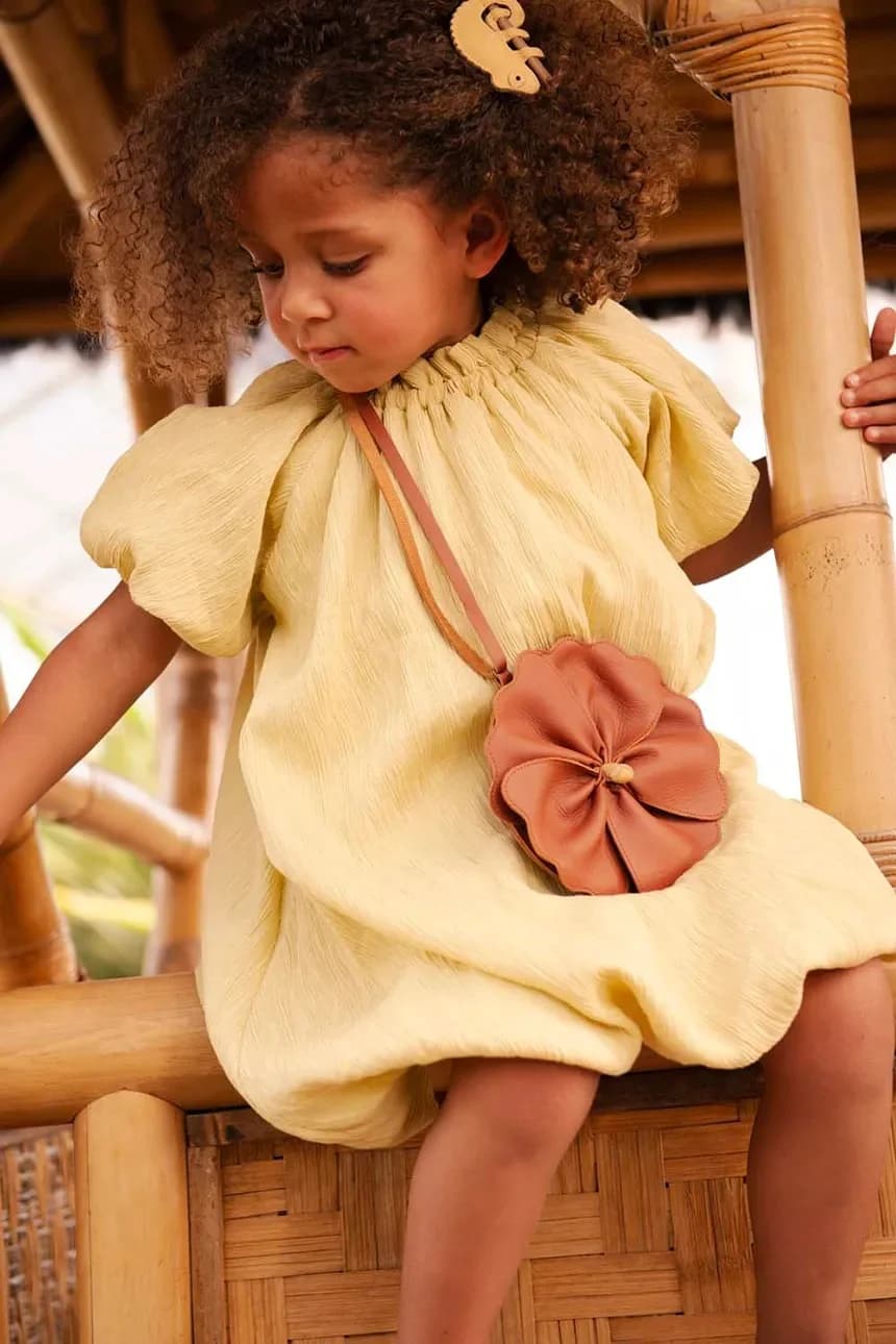 Toto Purse Hibiscus детская кожаная сумочка