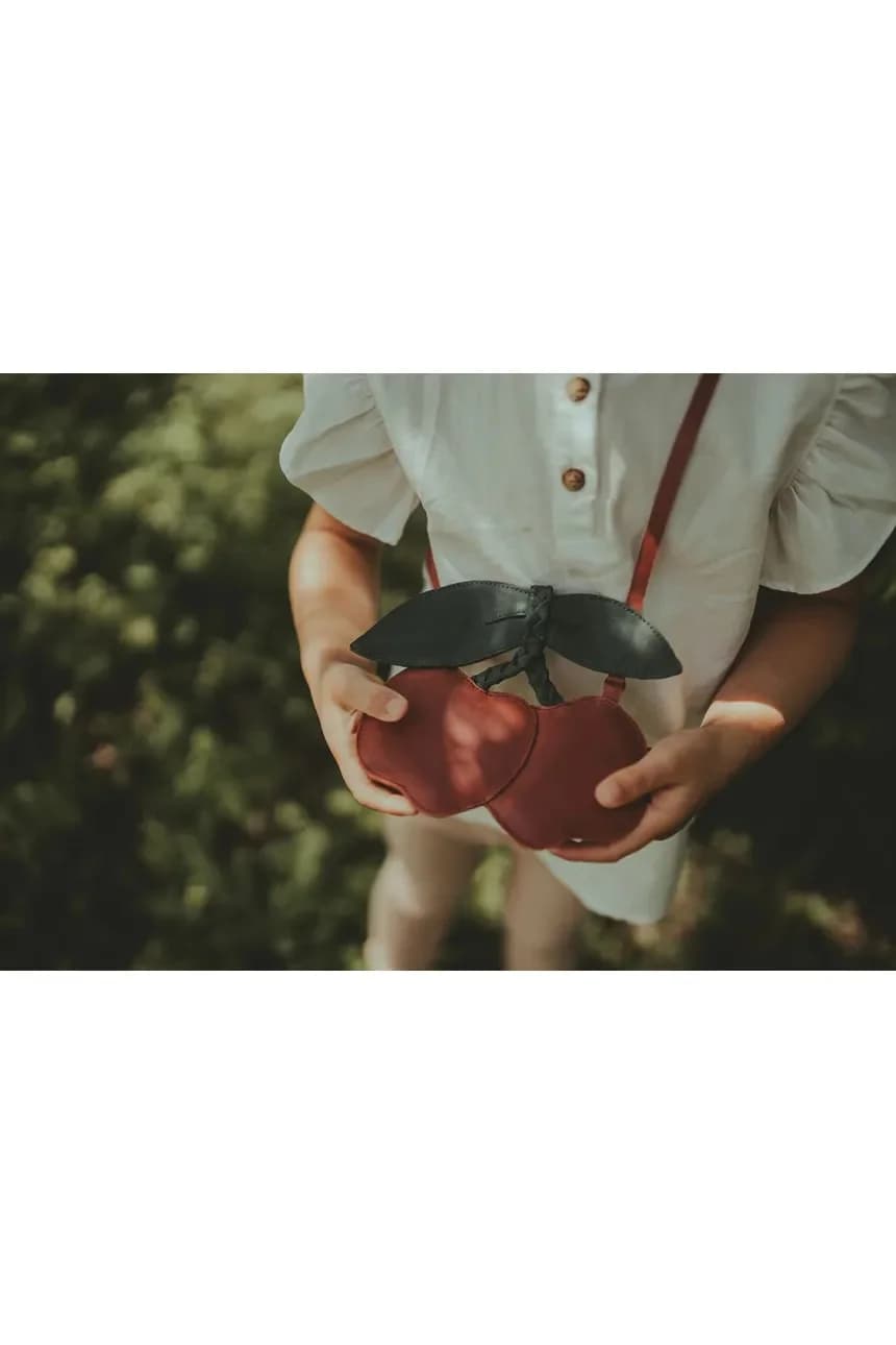 Детская кожаная сумка Nanoe Fruit Purse Cherry - фото 4