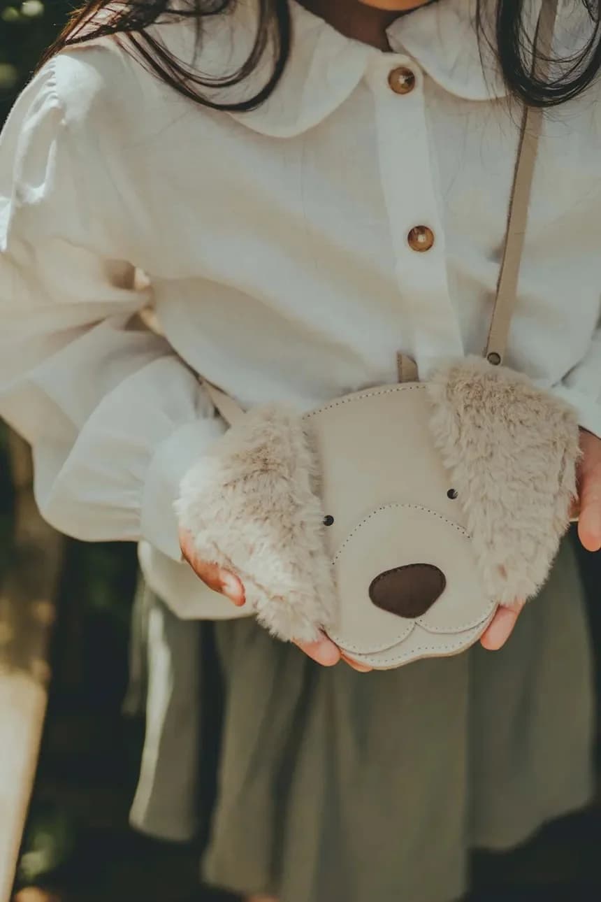 Britta Exclusive Purse Детская кожаная сумка Golden Retriever