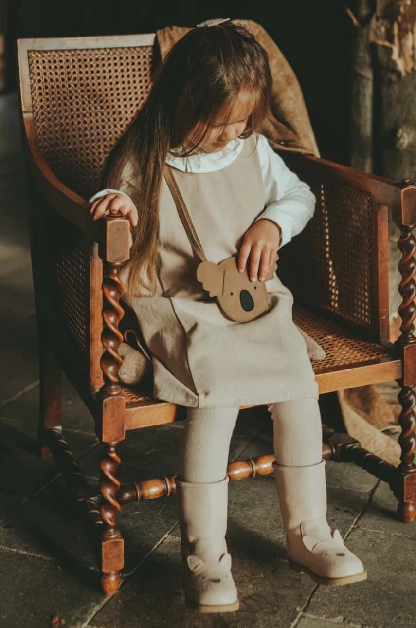 Детская кожаная сумка Britta Classic Purse Koala - фото 4