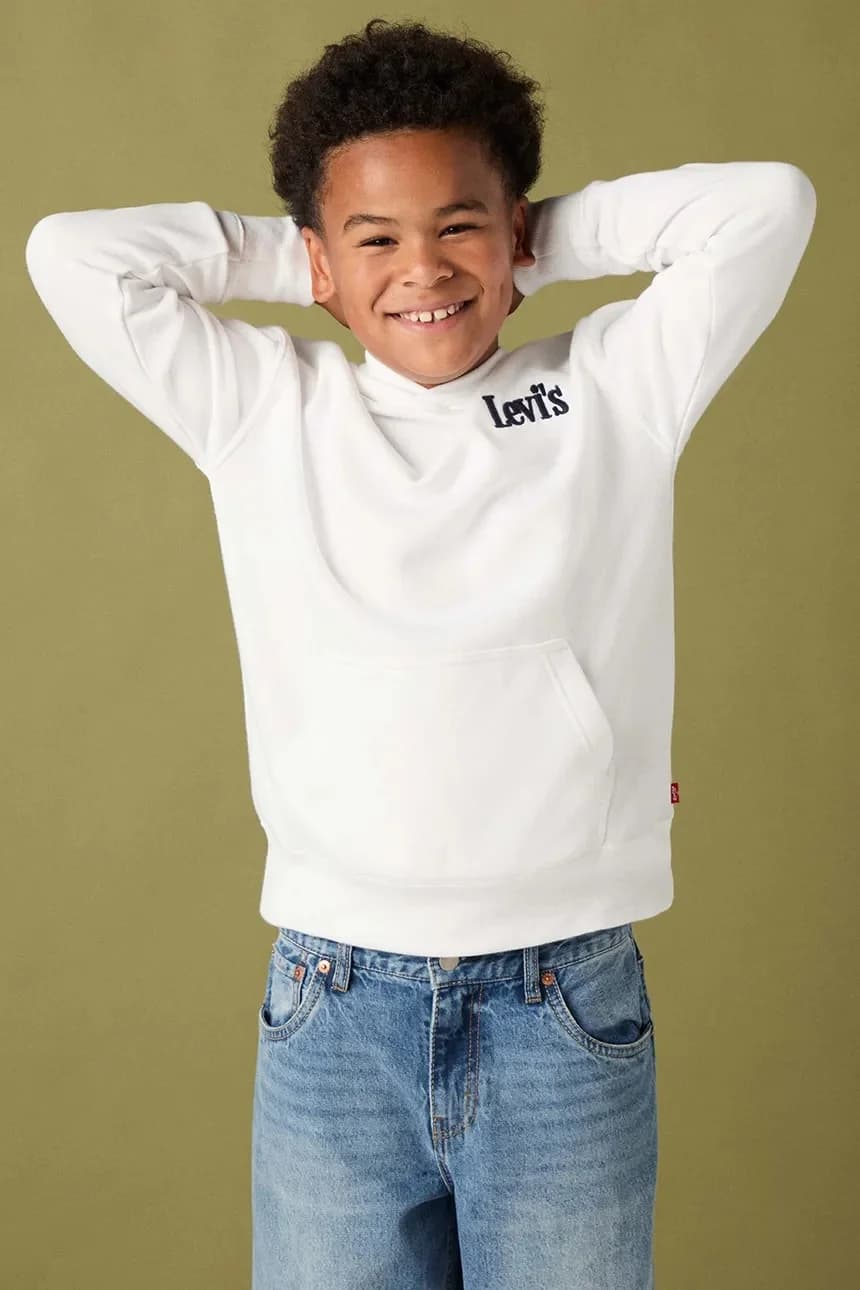 CLASSIC AND CLEAN HOODIE детская толстовка - фото 4