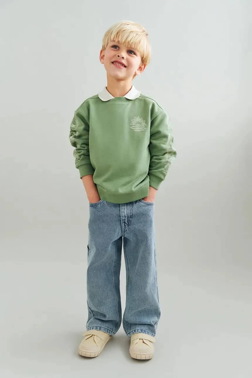 Детская хлопковая толстовка