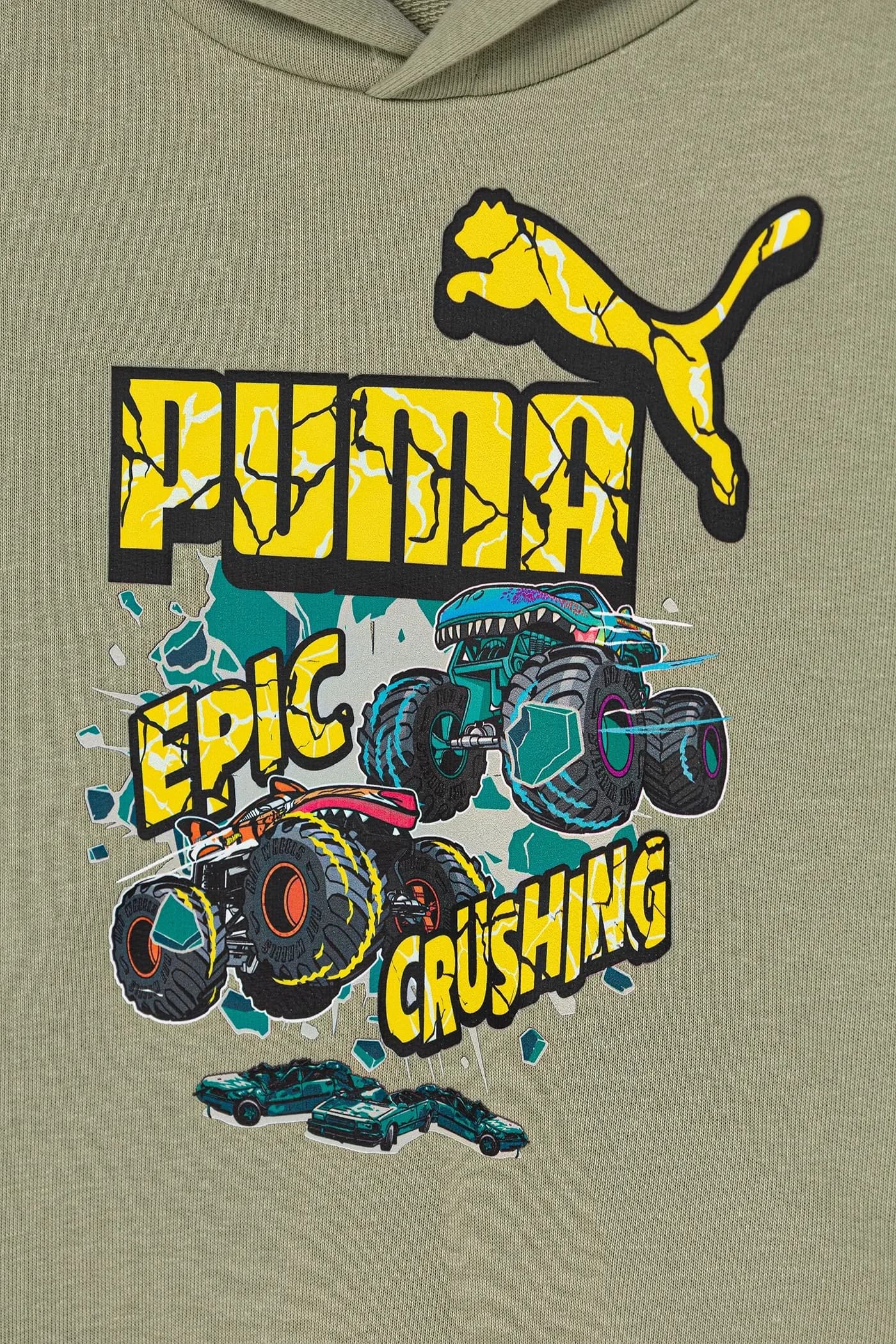 Детская толстовка Puma X HOT WHEELS Graphic Hoodie TR - фото 3