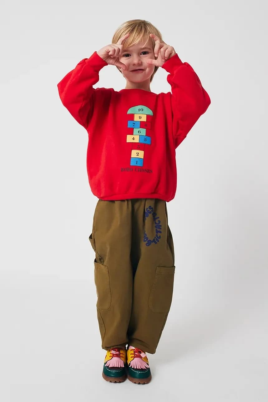 Детская хлопковая толстовка Hopscotch - фото 4