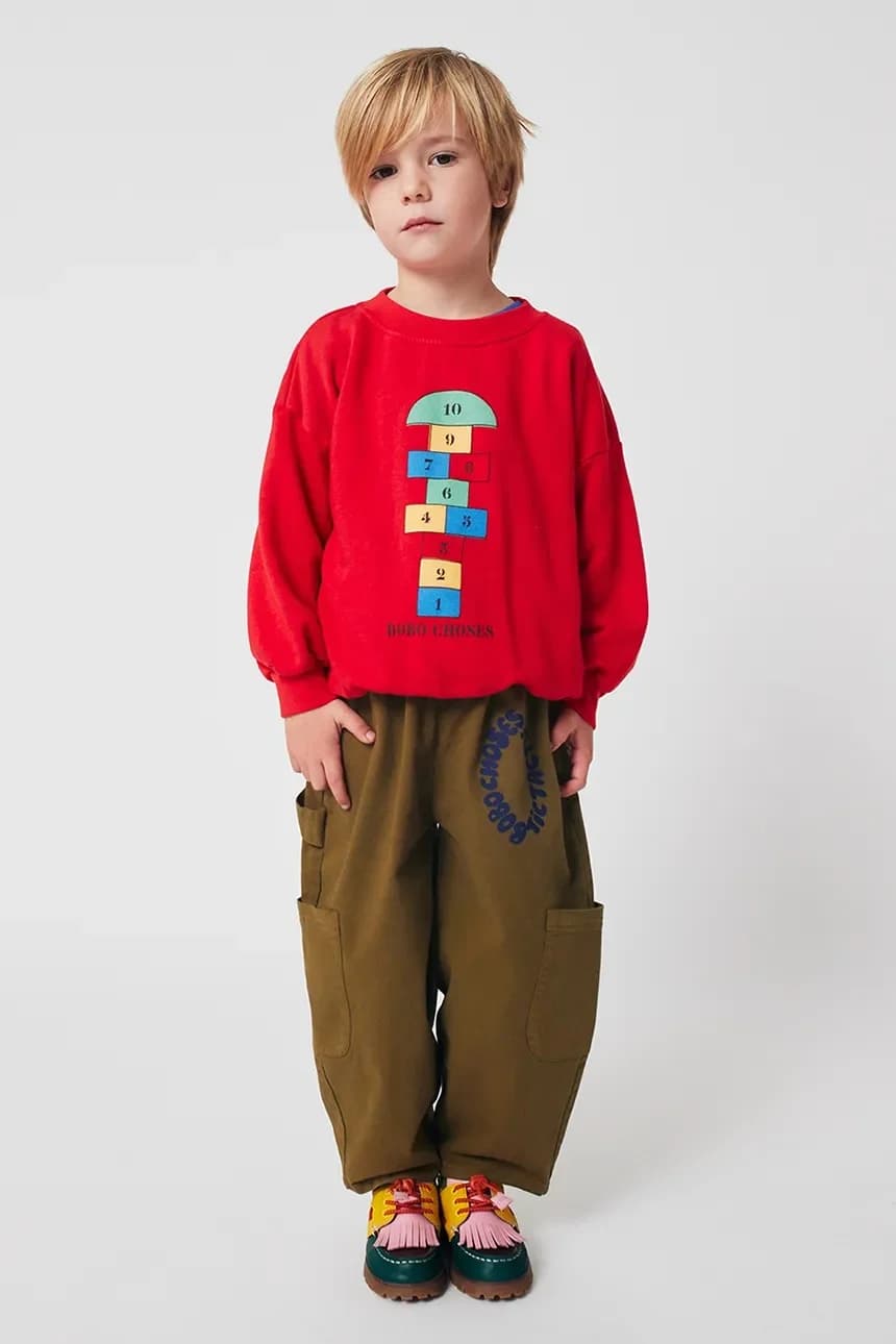 Детская хлопковая толстовка Hopscotch - фото 5