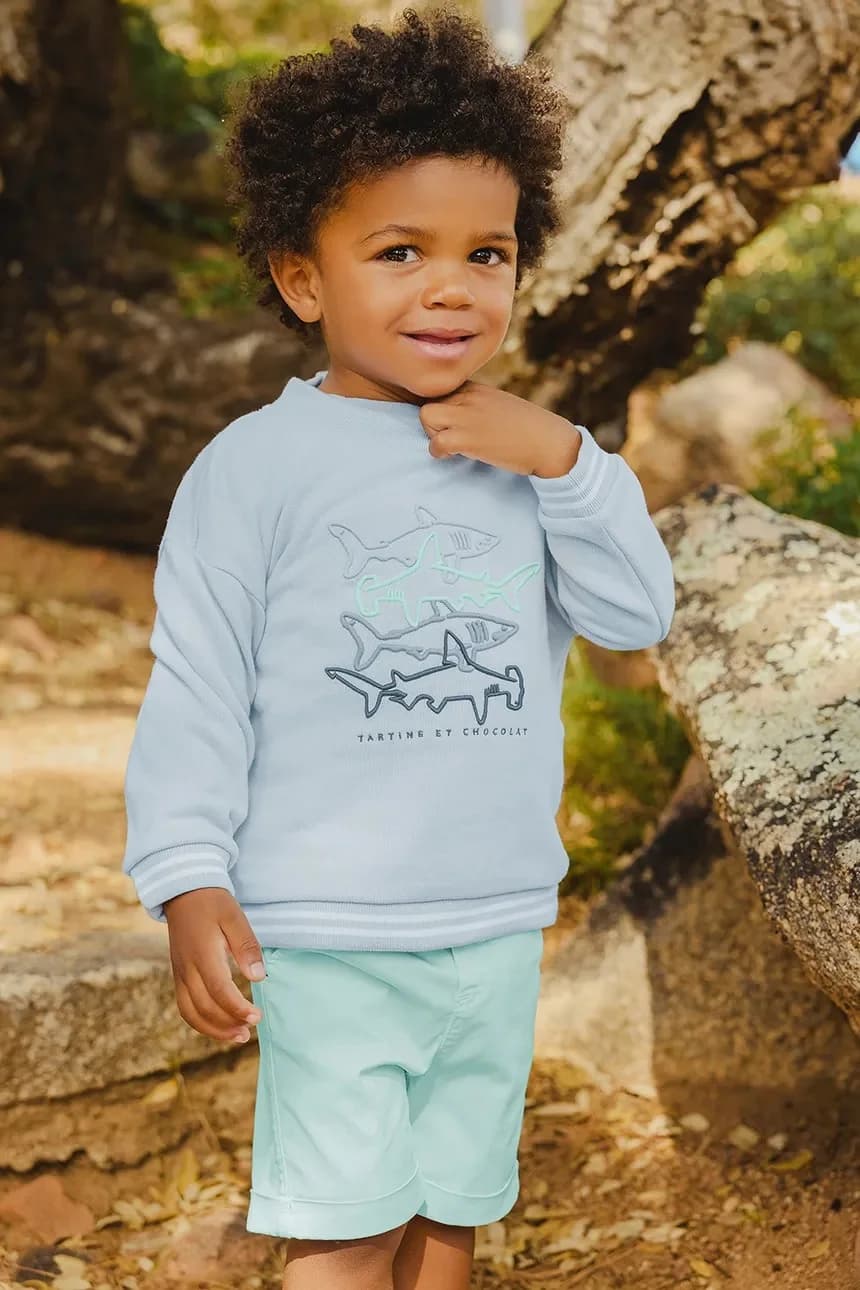 Детская хлопковая толстовка