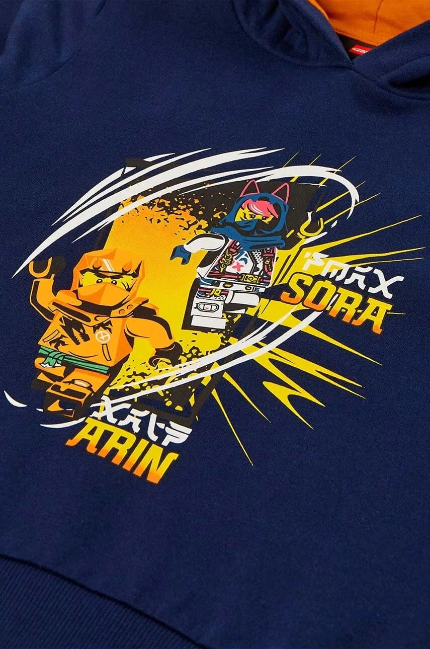 Детская толстовка из хлопка LWSCOUT 612 - фото 4