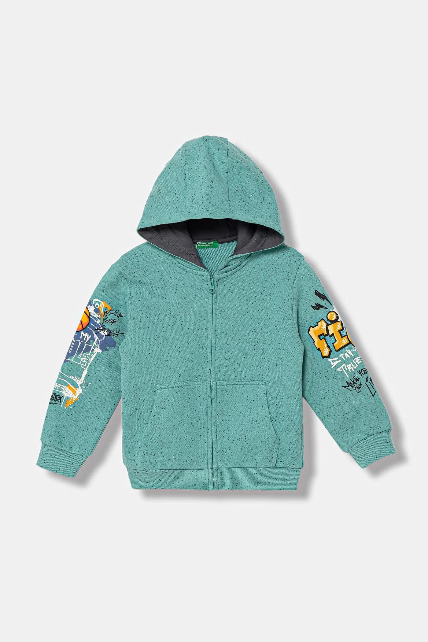 Детская хлопковая толстовка с капюшоном