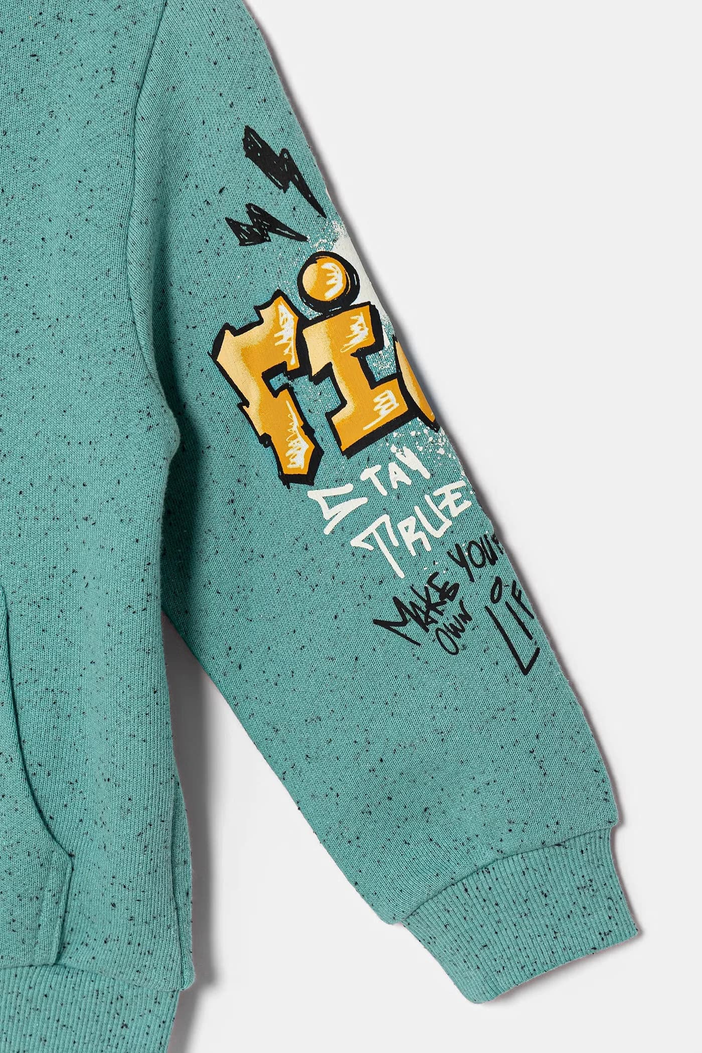 Детская хлопковая толстовка с капюшоном - фото 3