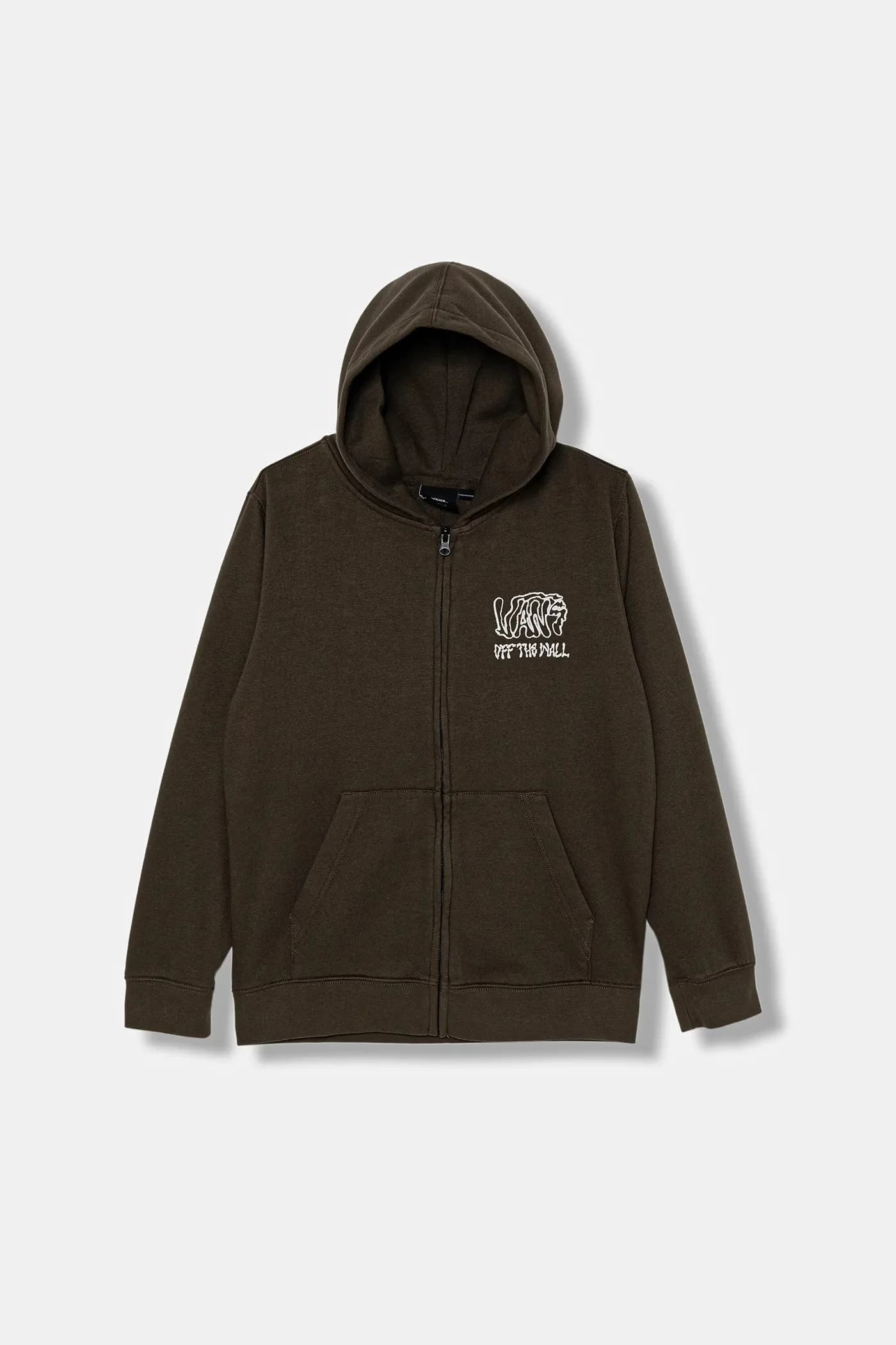 Детский рифленый свитшот на молнии во всю длину