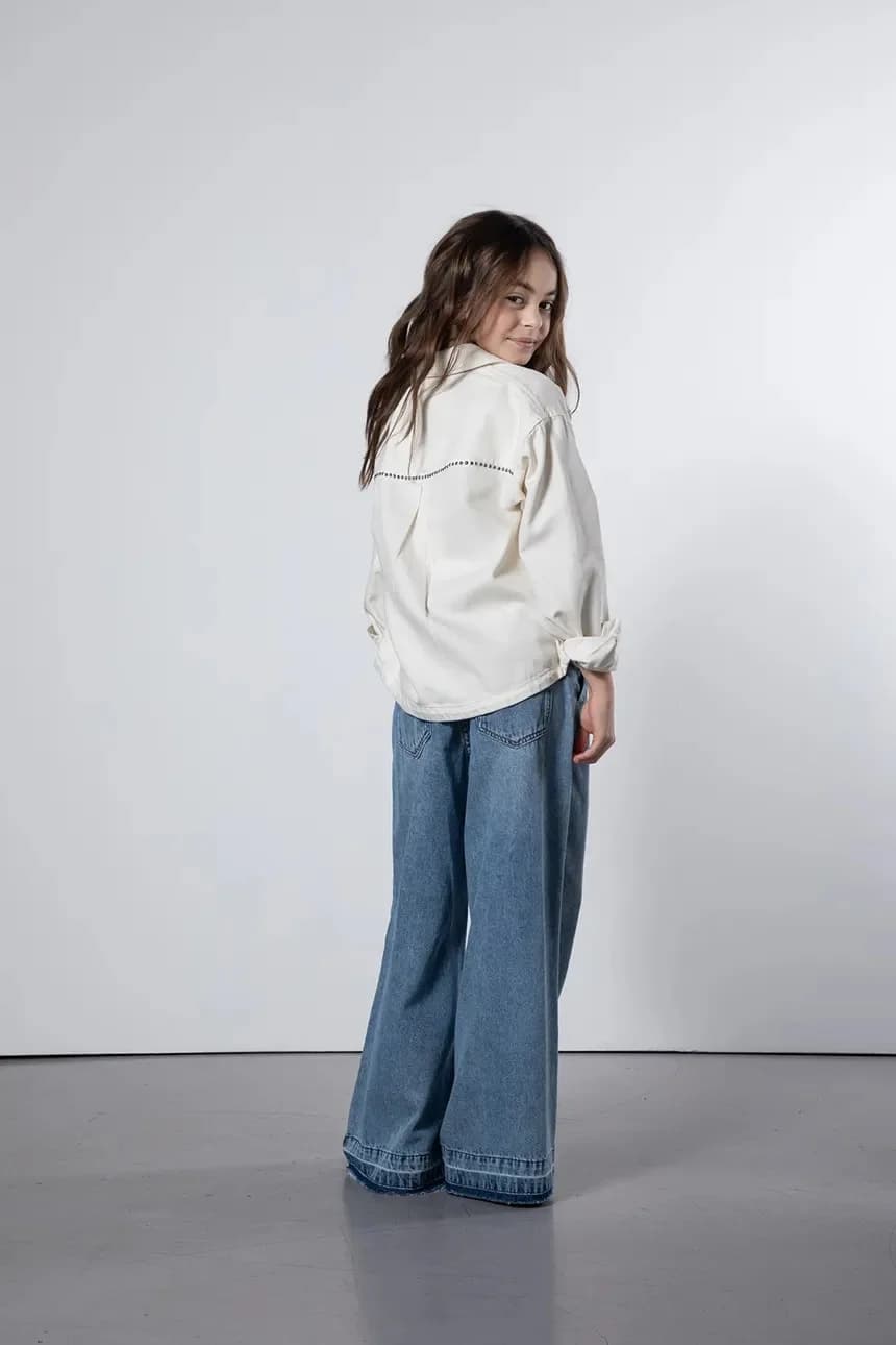 Детские широкие джинсы - фото 9