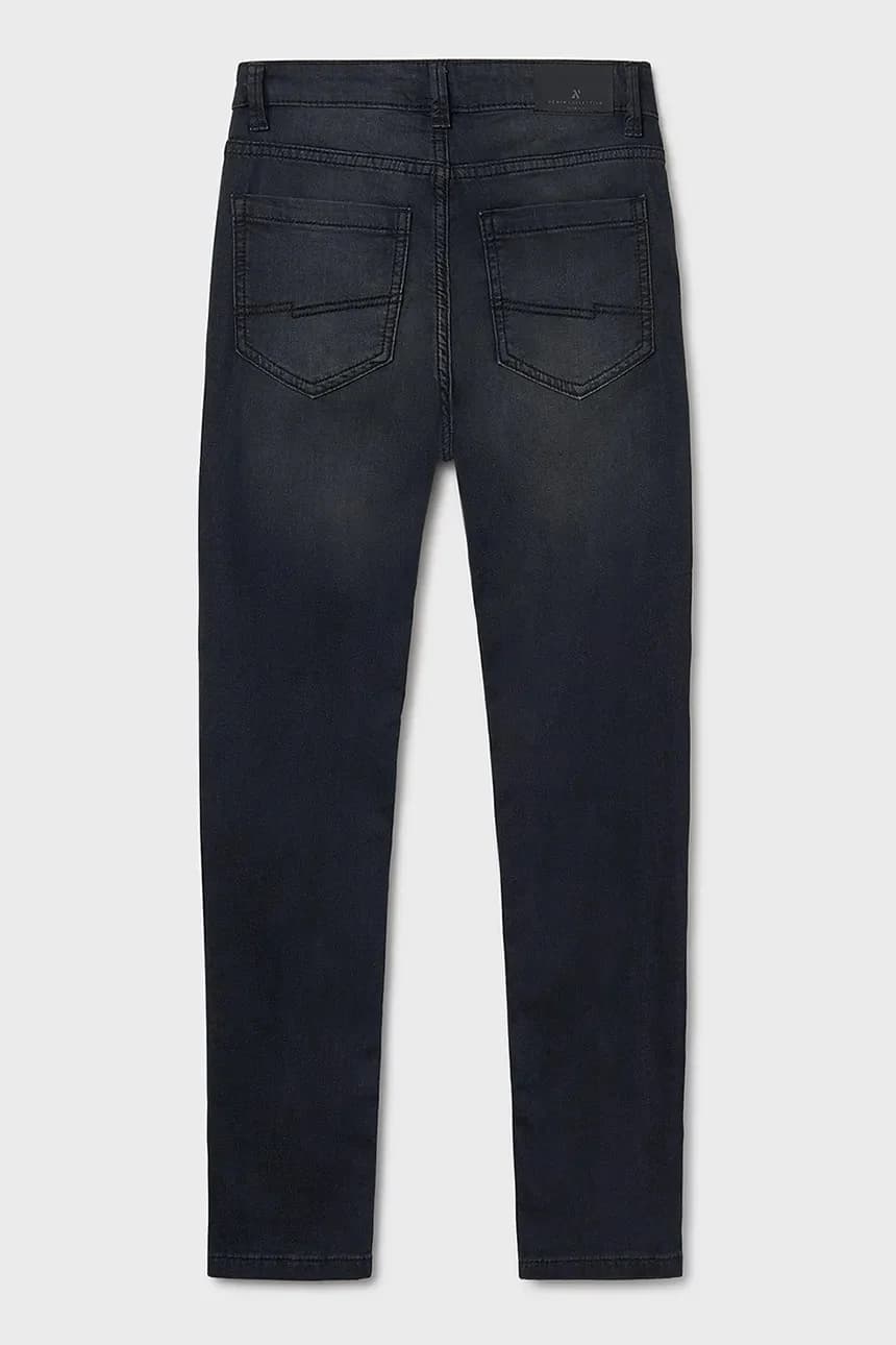 Детские джинсы из мягкого денима. - фото 3