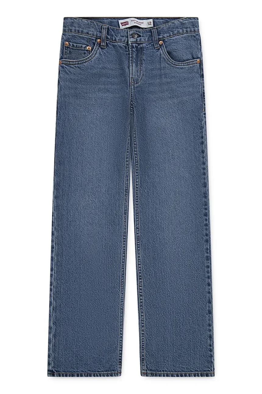 Детские джинсы 555 РАССЛАБЛЕННЫЕ ПРЯМЫЕ ДЖИНСЫ