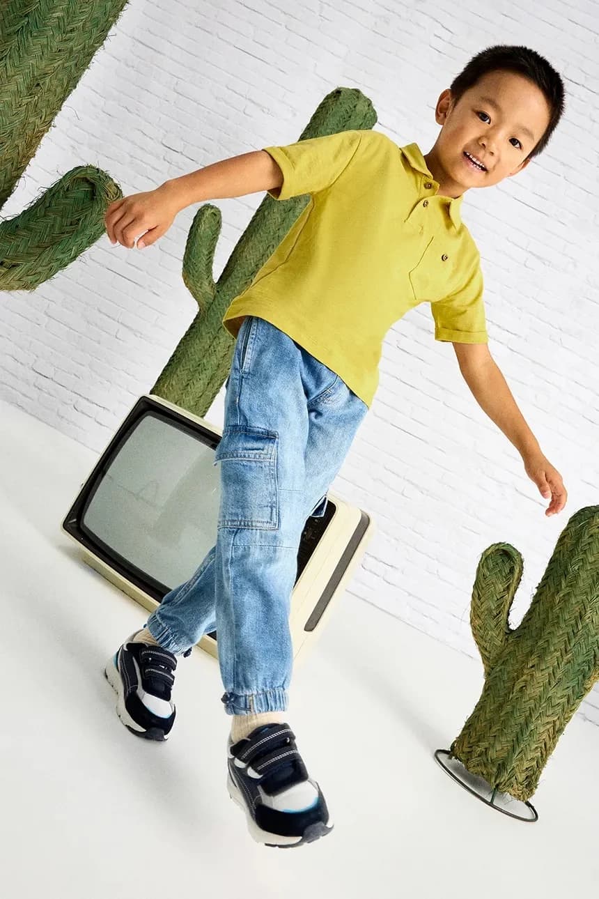 Детские джинсы-карго