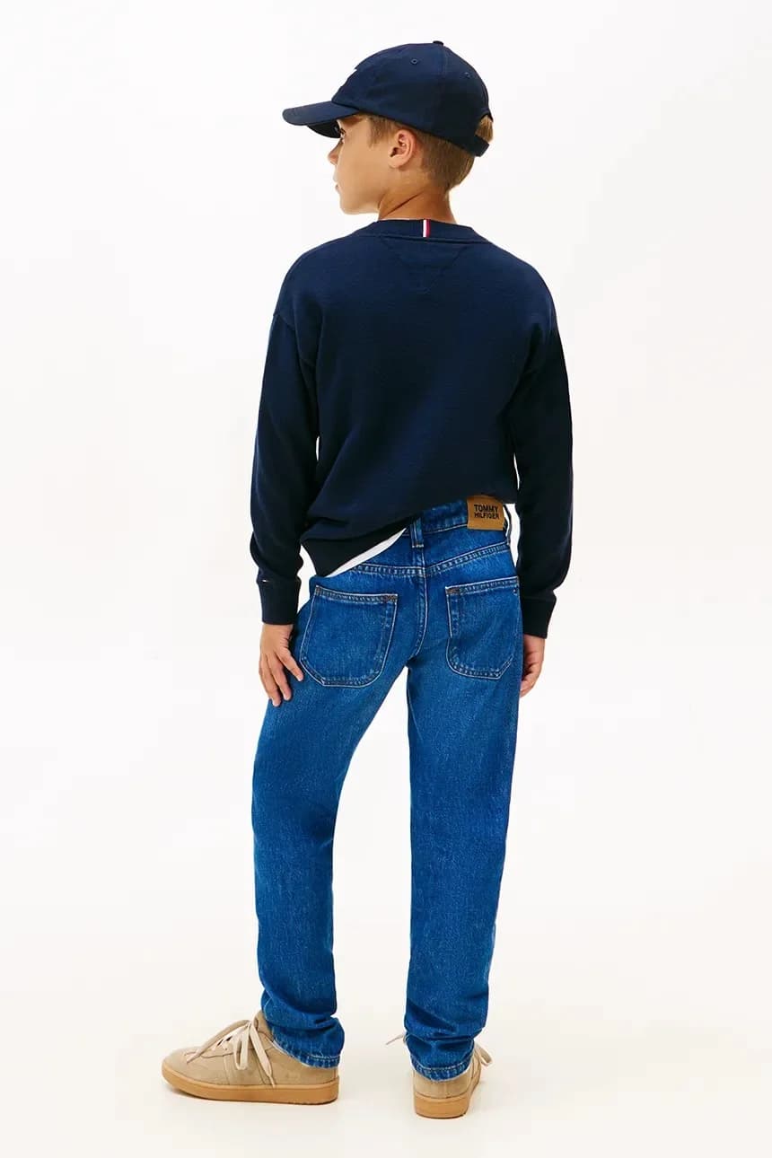 СОВРЕМЕННЫЕ ПРЯМЫЕ детские джинсы - фото 4