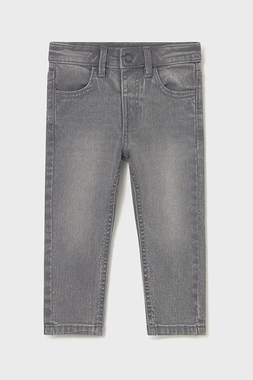 Детские джинсы, базовые джинсы узкого кроя - фото 2