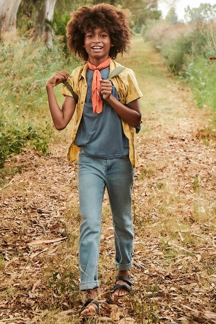 Детские джинсы стандартного кроя