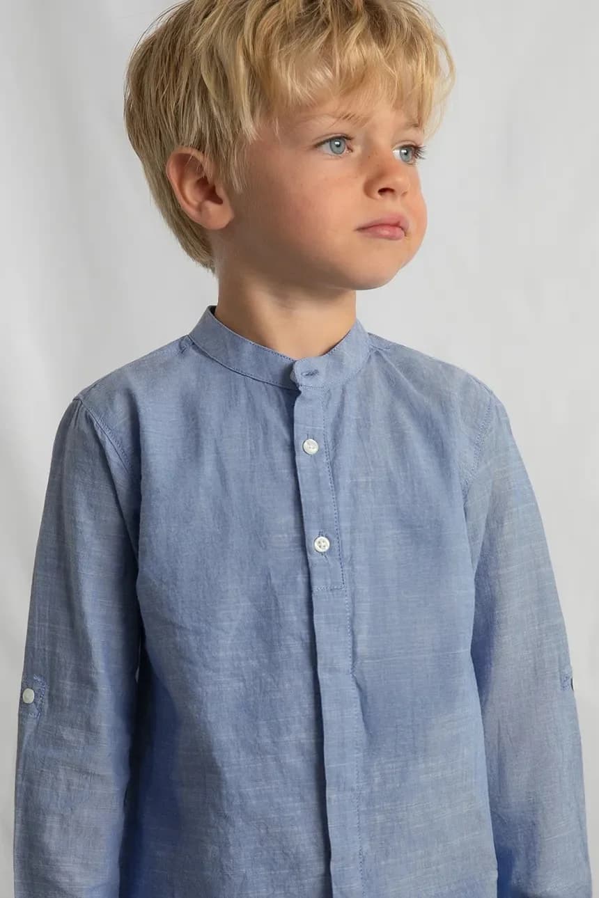 Детский комплект из смесового льна - фото 5
