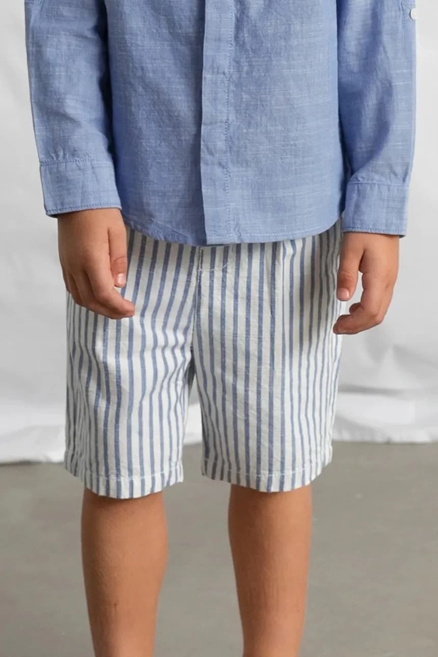 Детский комплект из смесового льна - фото 6