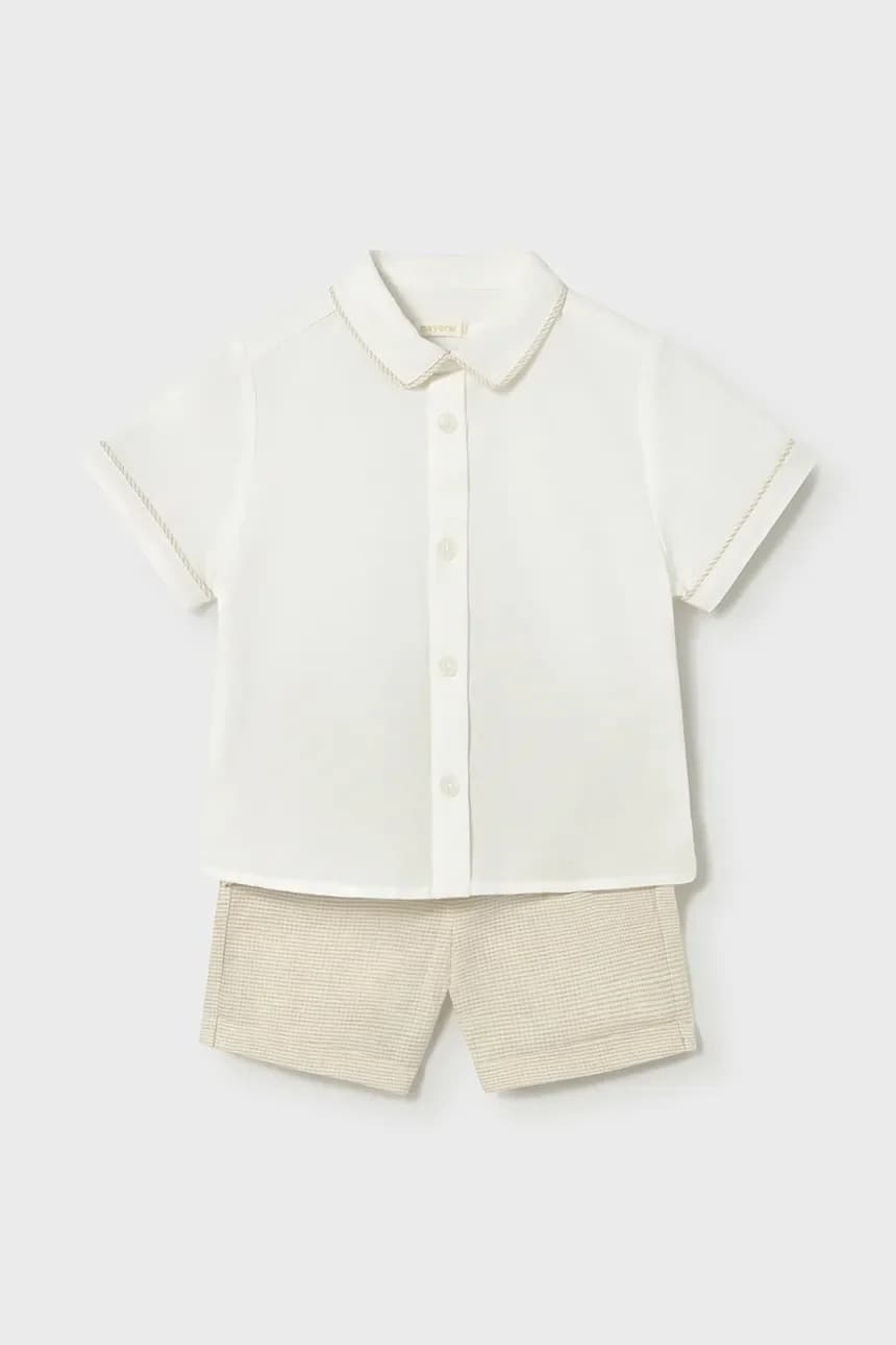 Детский комплект с оттенком льна - фото 2