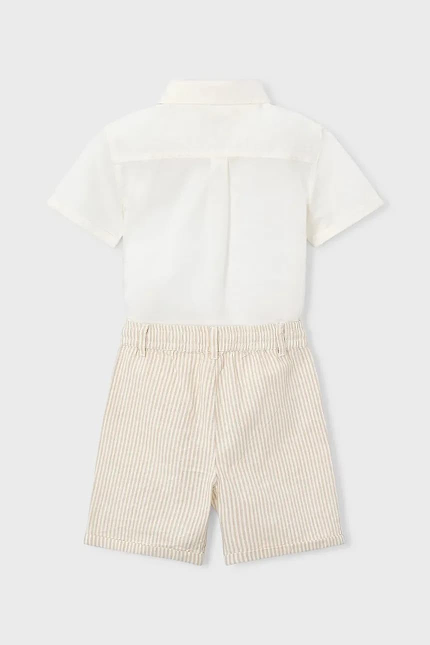 Детский комплект с оттенком льна - фото 3