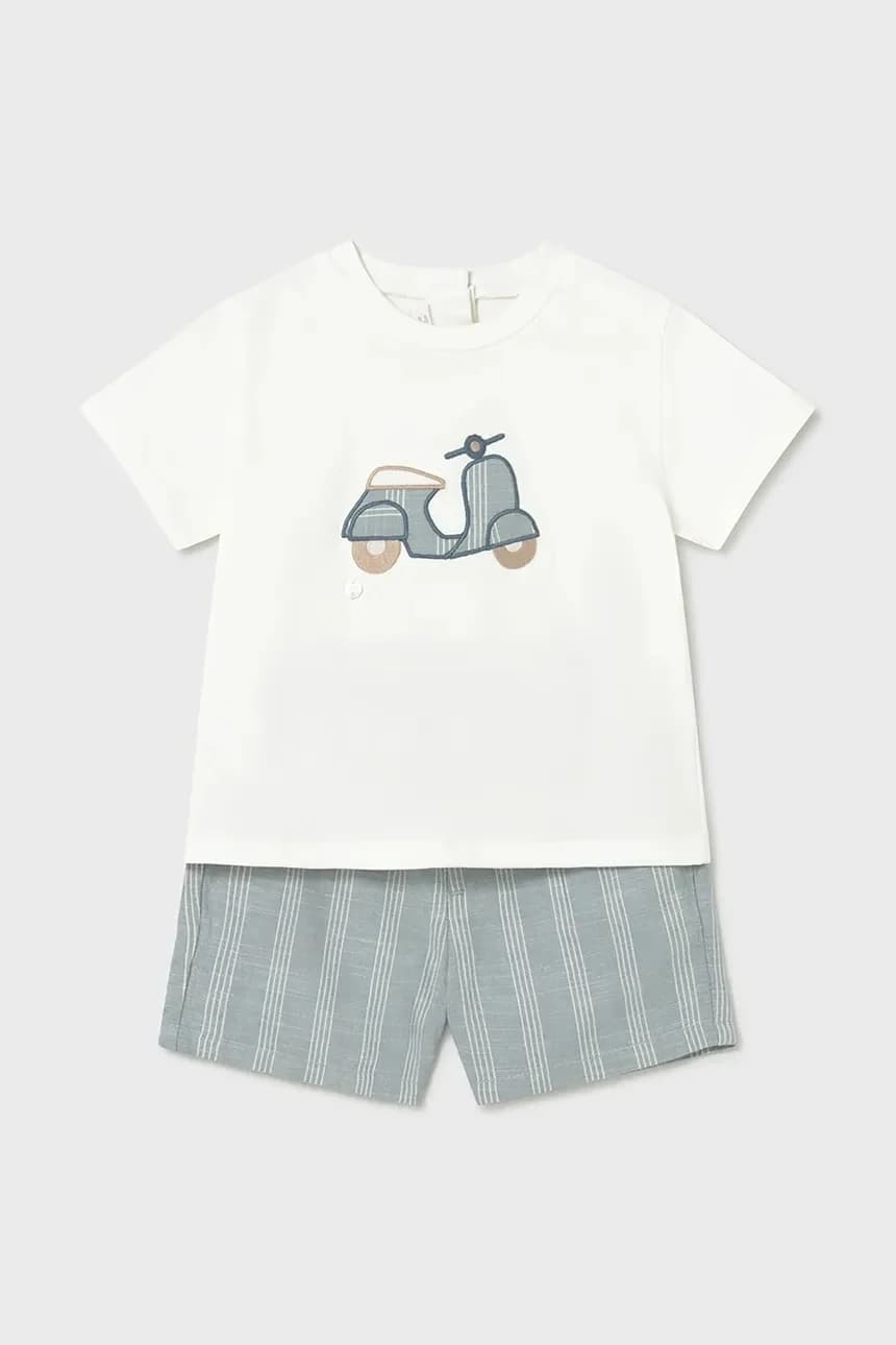 Детский комплект из смесового льна - фото 2