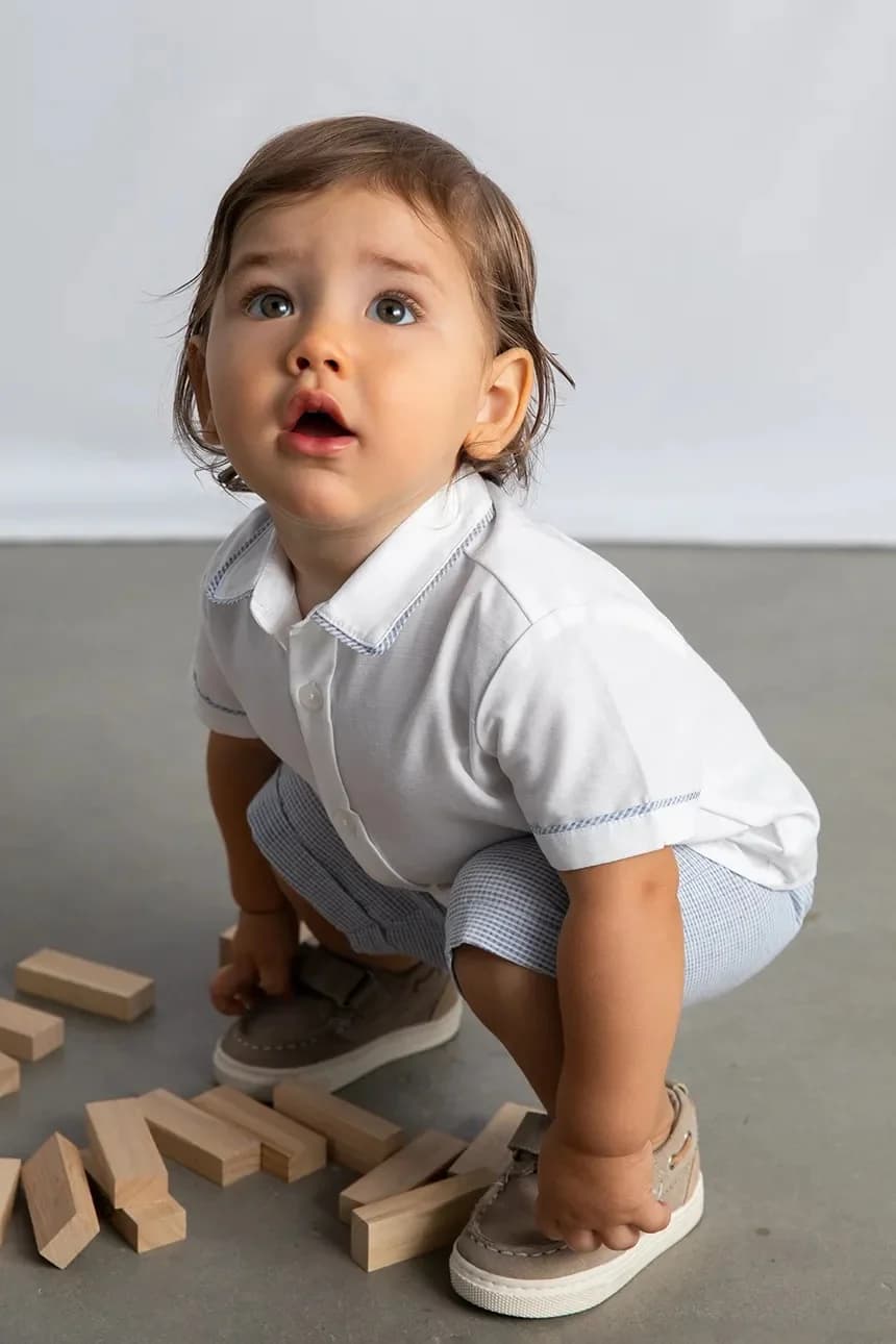 Детский комплект с оттенком льна