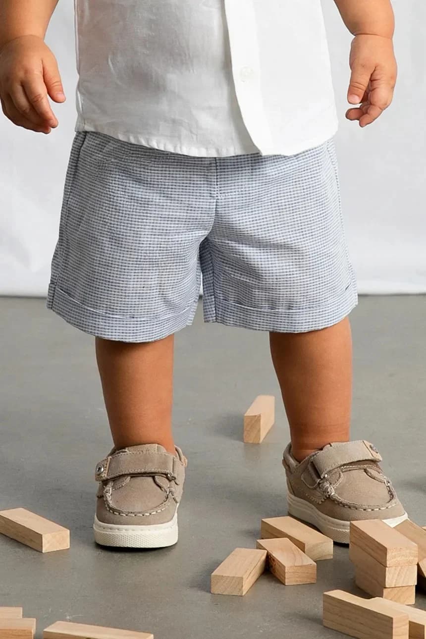 Детский комплект с оттенком льна - фото 5