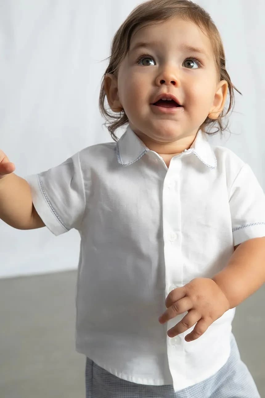 Детский комплект с оттенком льна - фото 6