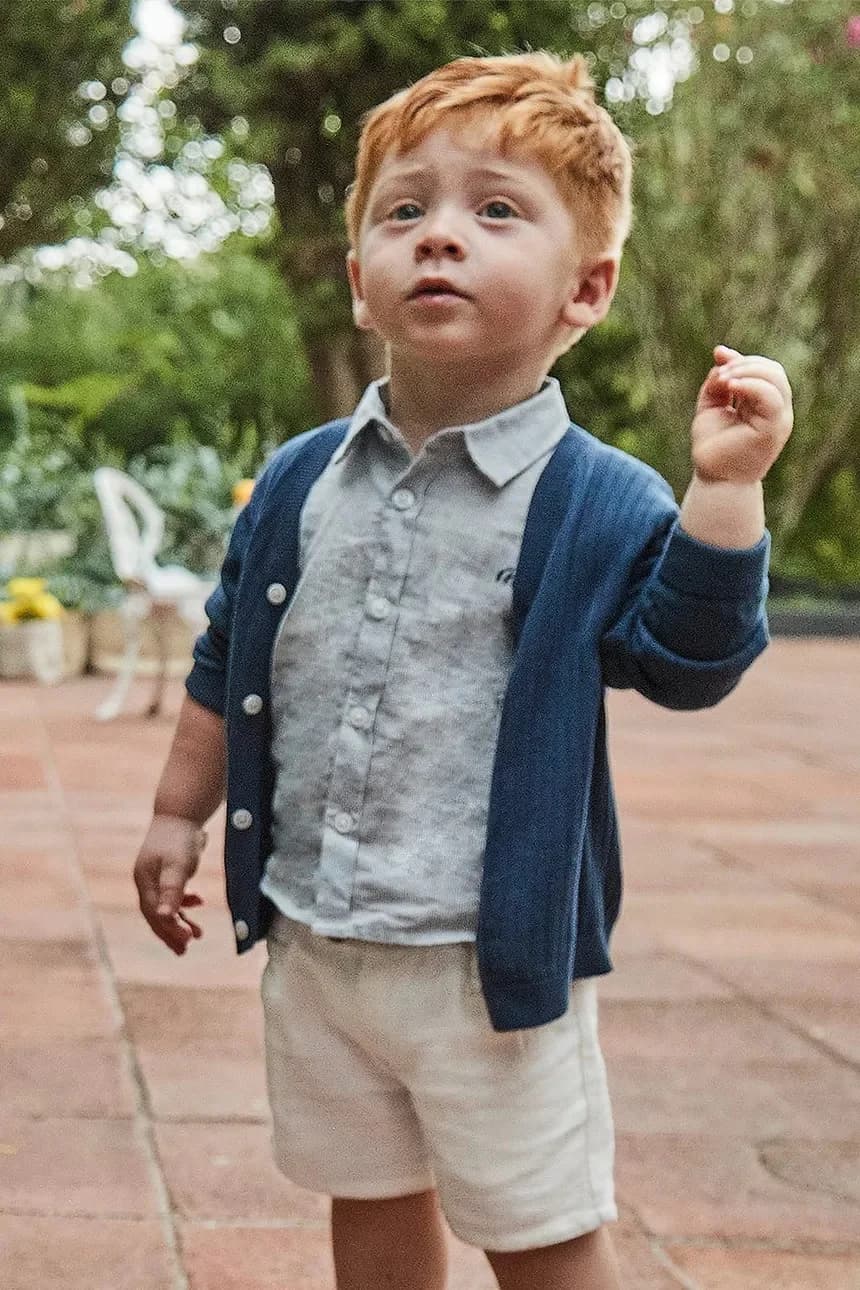 Детский комплект с оттенком льна