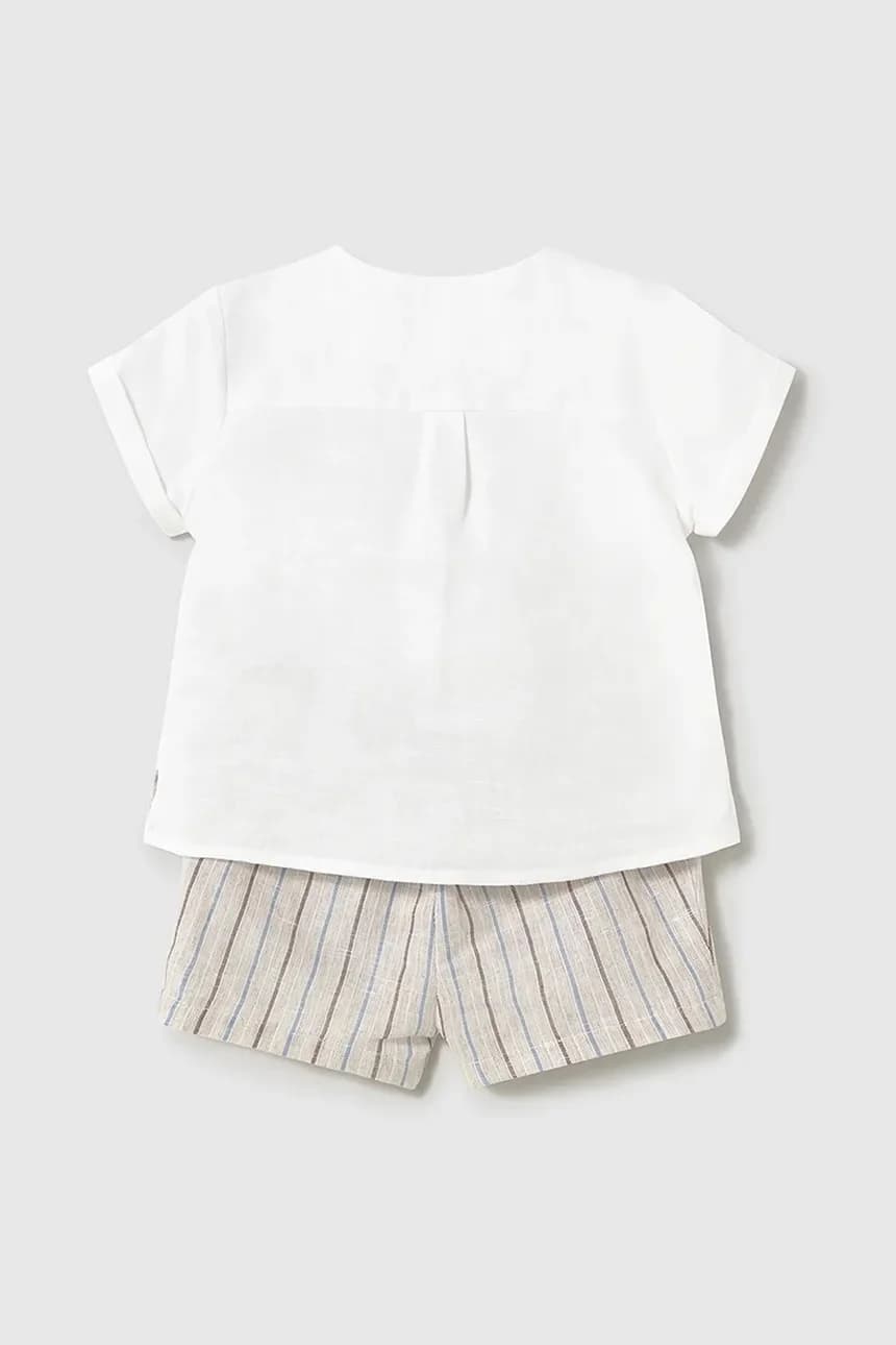 Детский льняной комплект - фото 2