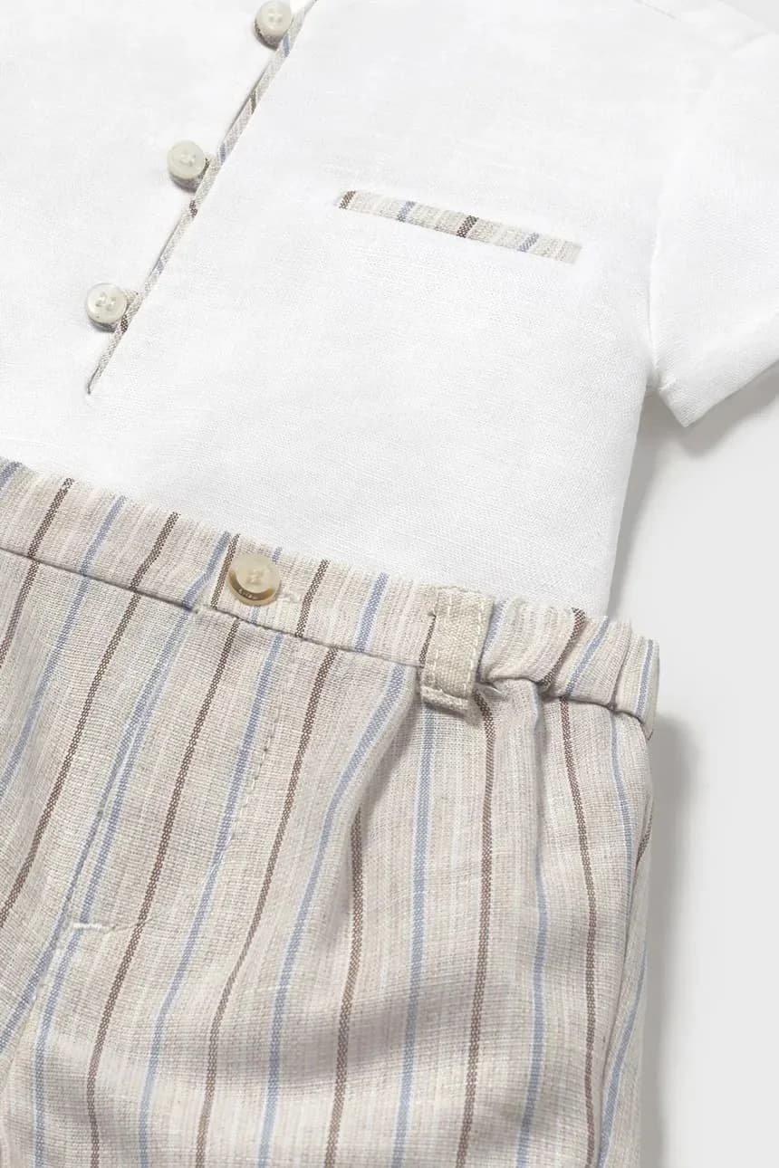 Детский льняной комплект - фото 3