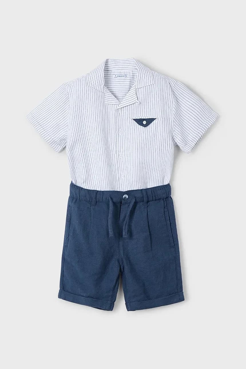 Детский комплект из смесового льна