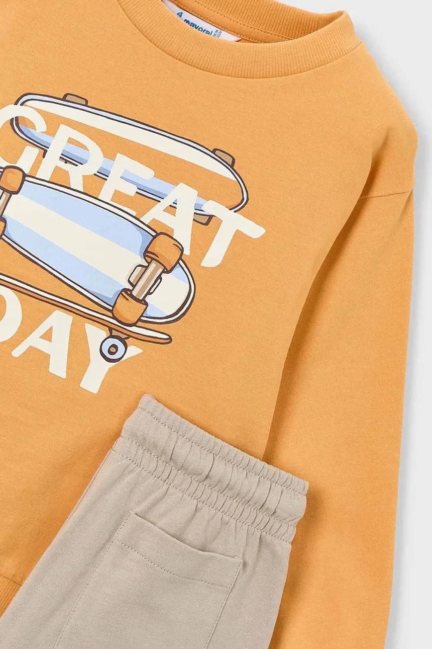 Детский спортивный костюм из хлопка - фото 4