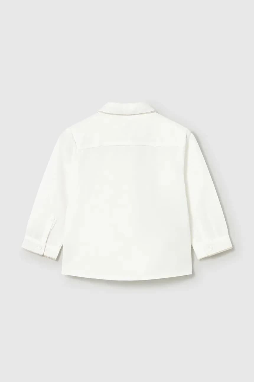 Детская рубашка с льном - фото 2