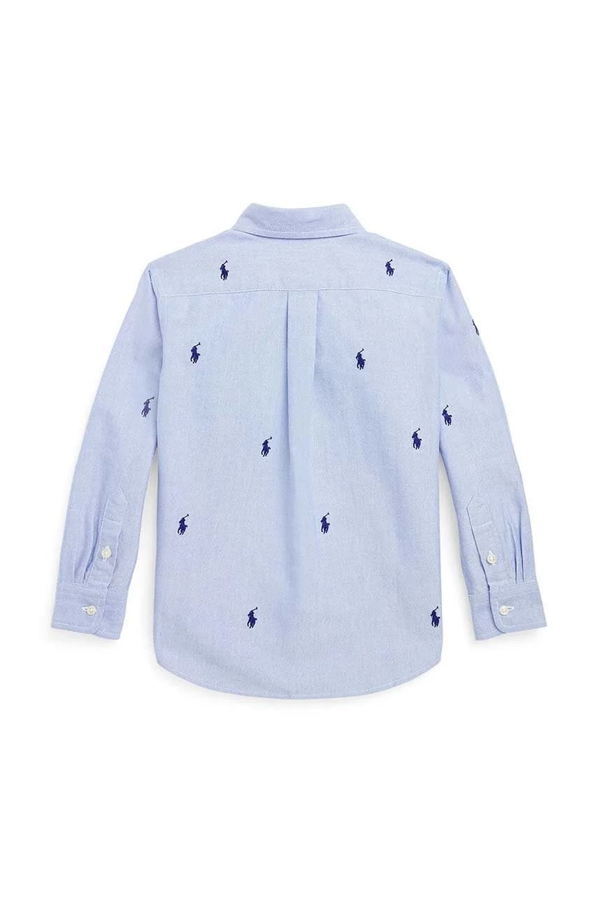 Детская хлопковая рубашка - фото 3