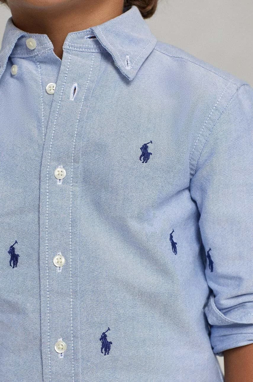 Детская хлопковая рубашка - фото 4