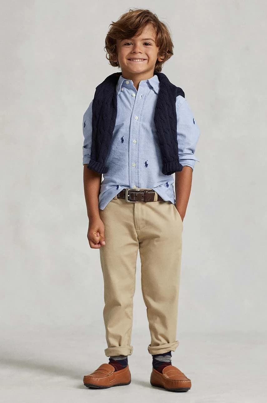 Детская хлопковая рубашка - фото 5