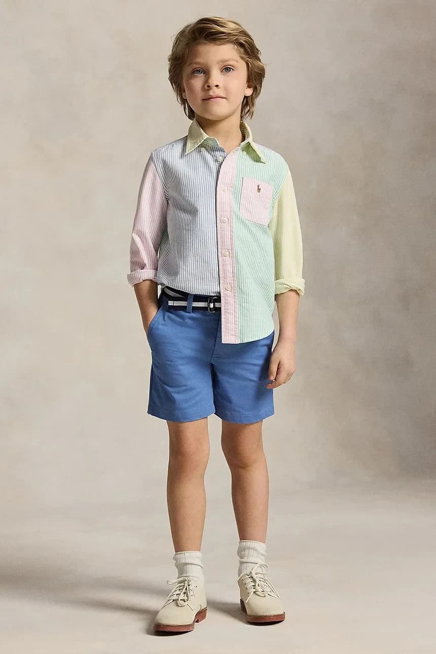 Детская хлопковая рубашка - фото 4