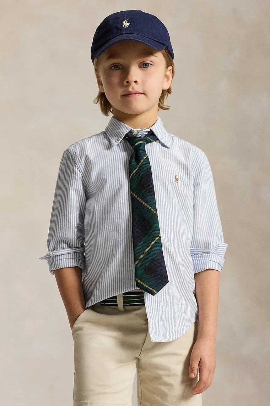 Детская хлопковая рубашка