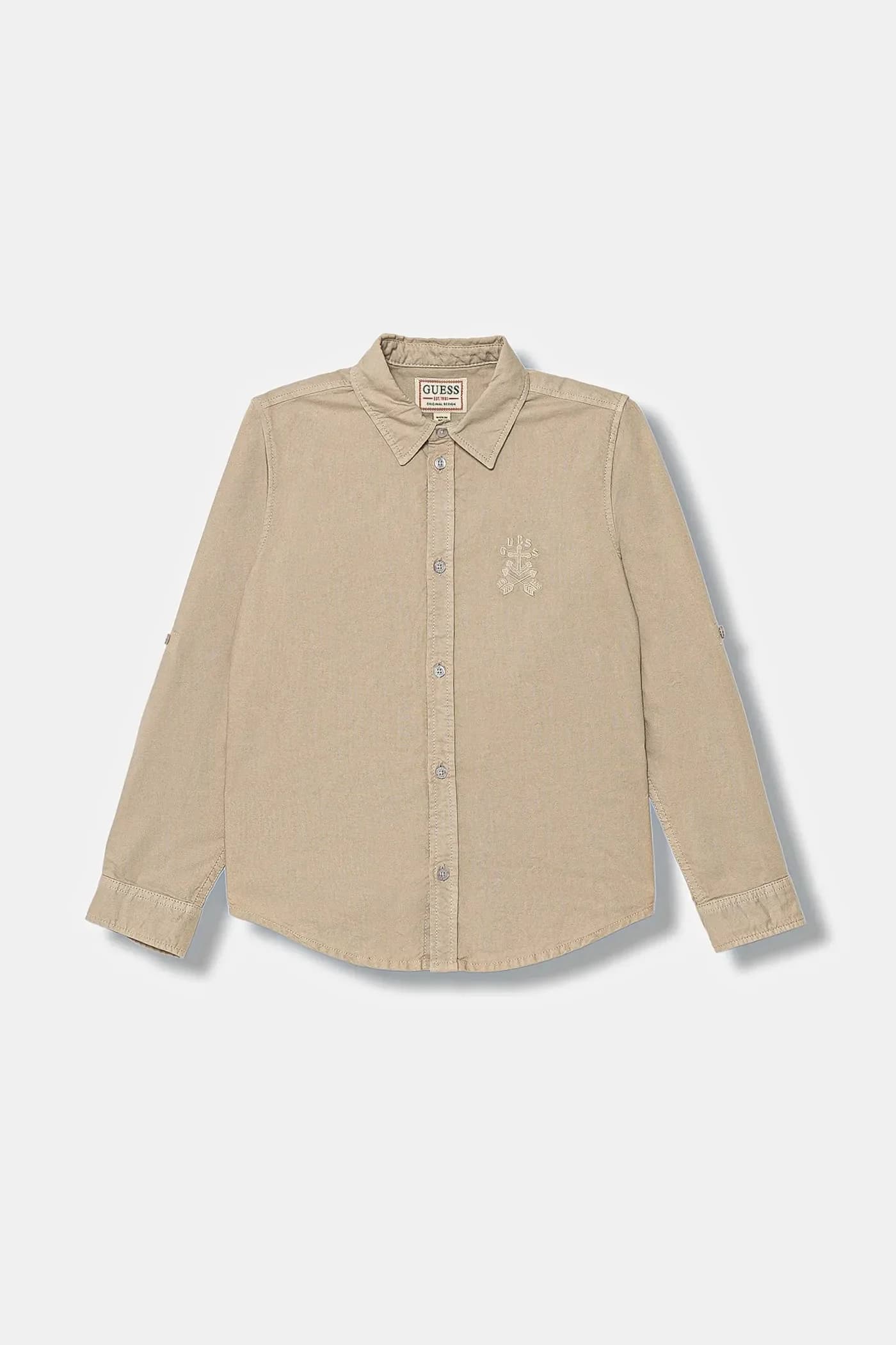 Детская хлопковая рубашка