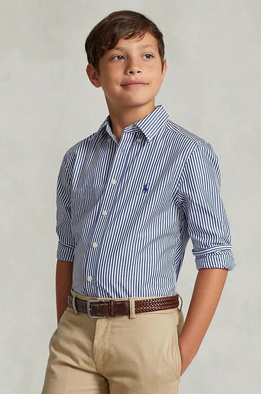 Детская хлопковая рубашка - фото 6