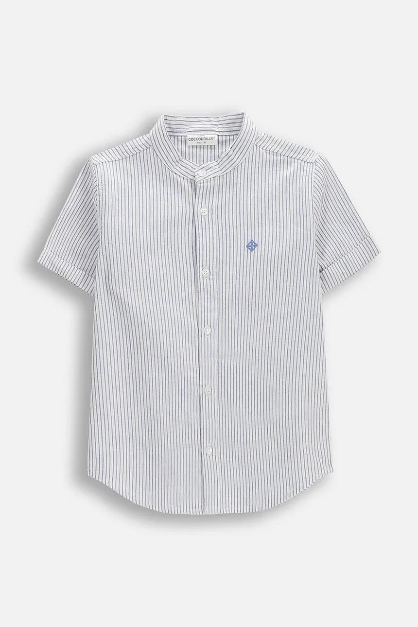 Детская рубашка из смесового льна