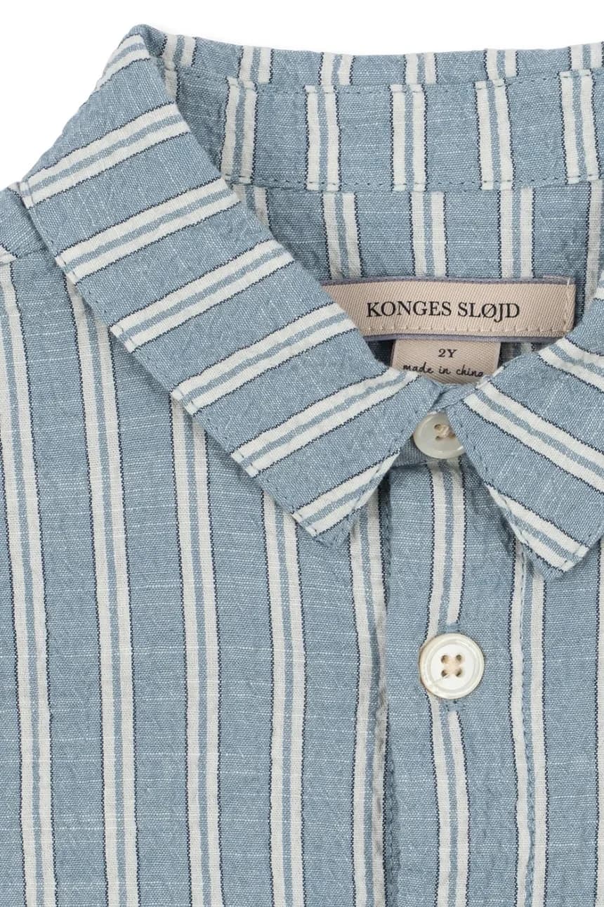 ELLIOT SS SHIRT GOTS детская хлопковая рубашка - фото 3