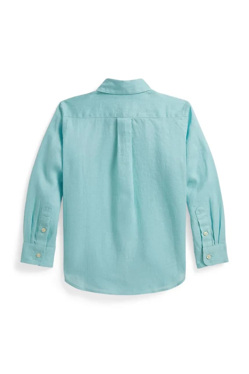 Детская льняная рубашка - фото 2